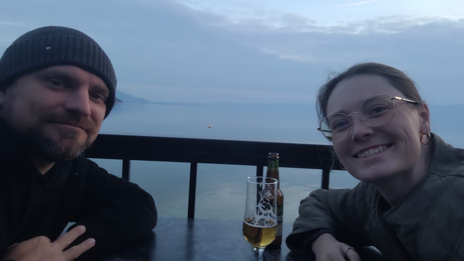 Konrad and Caro in Ohrid North Macedonia