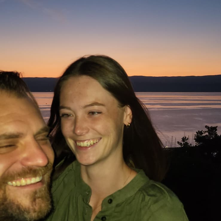 Konrad and Caro in Croatia