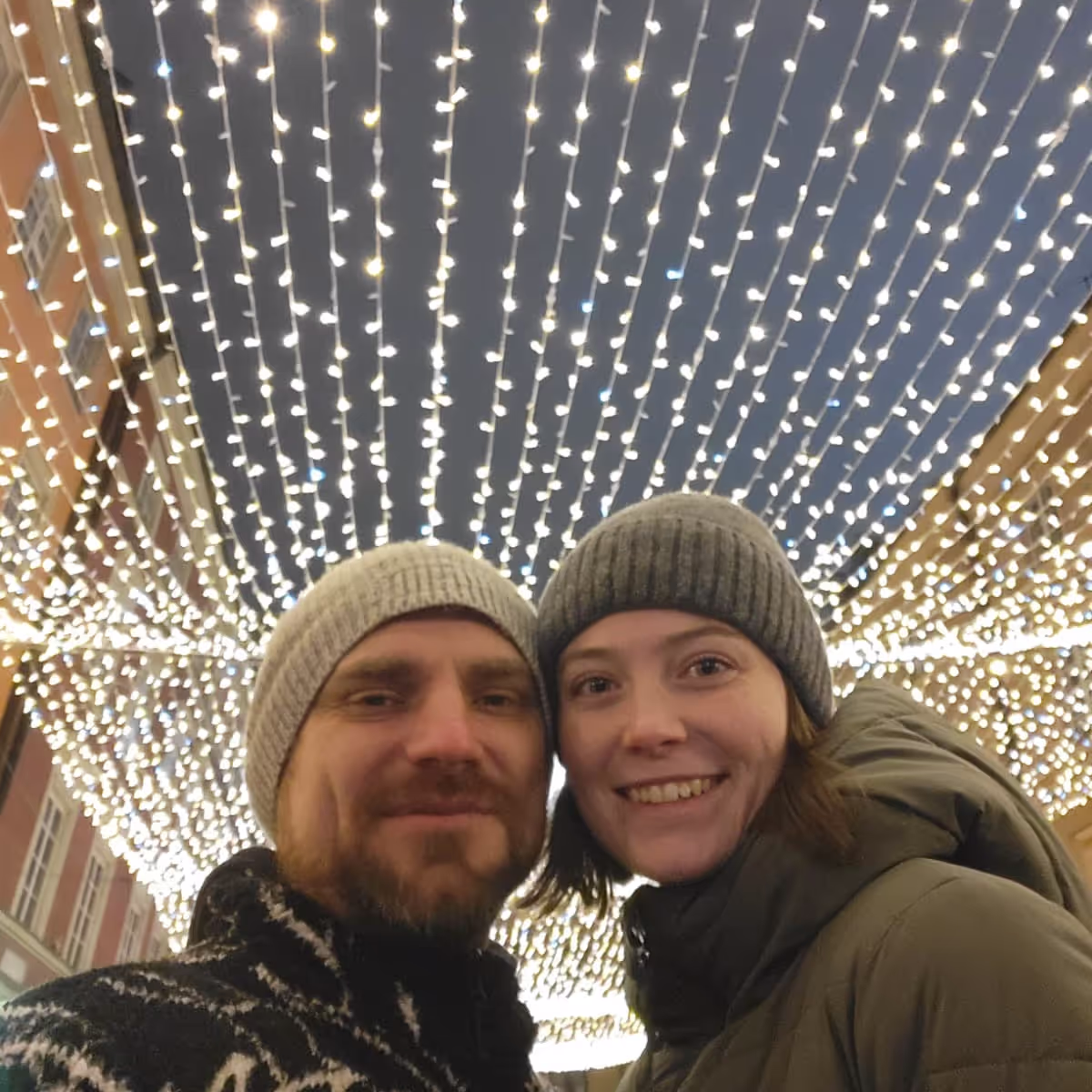 Konrad and Caro in Warsaw