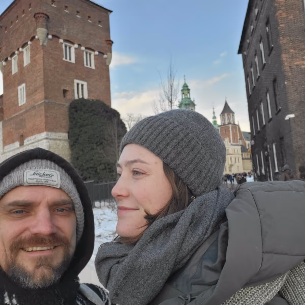 Konrad and Caro in Krakow Poland