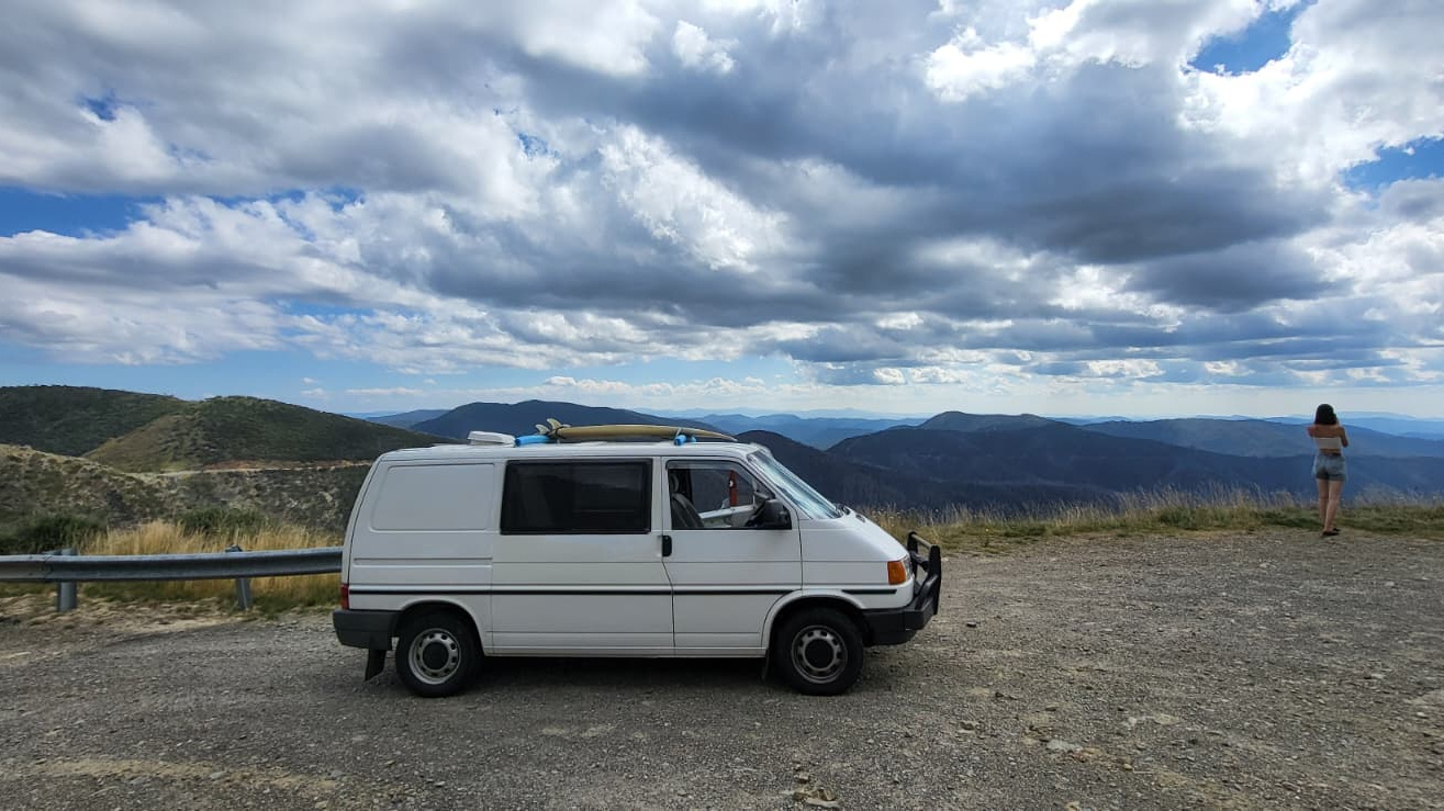 Konrad and Caros Van in Australia