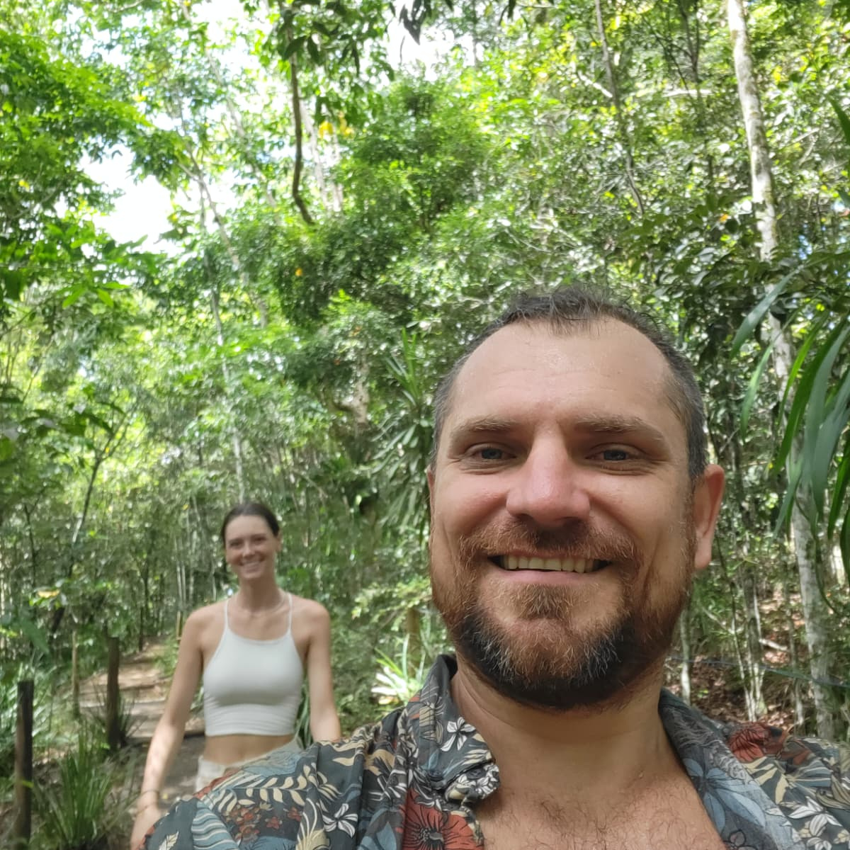 Konrad and Caro near Byron Bay Australia