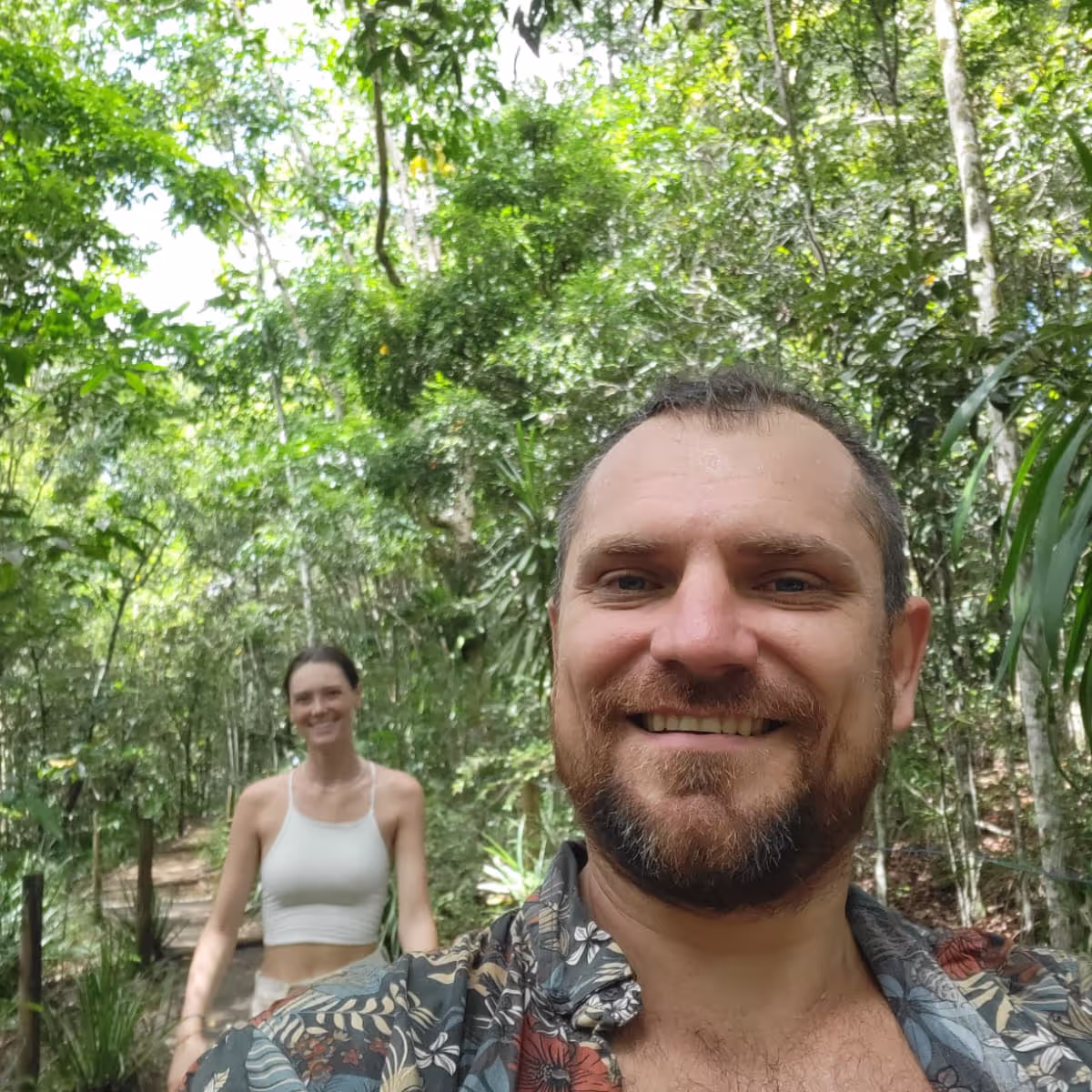 Konrad and Caro in Australia