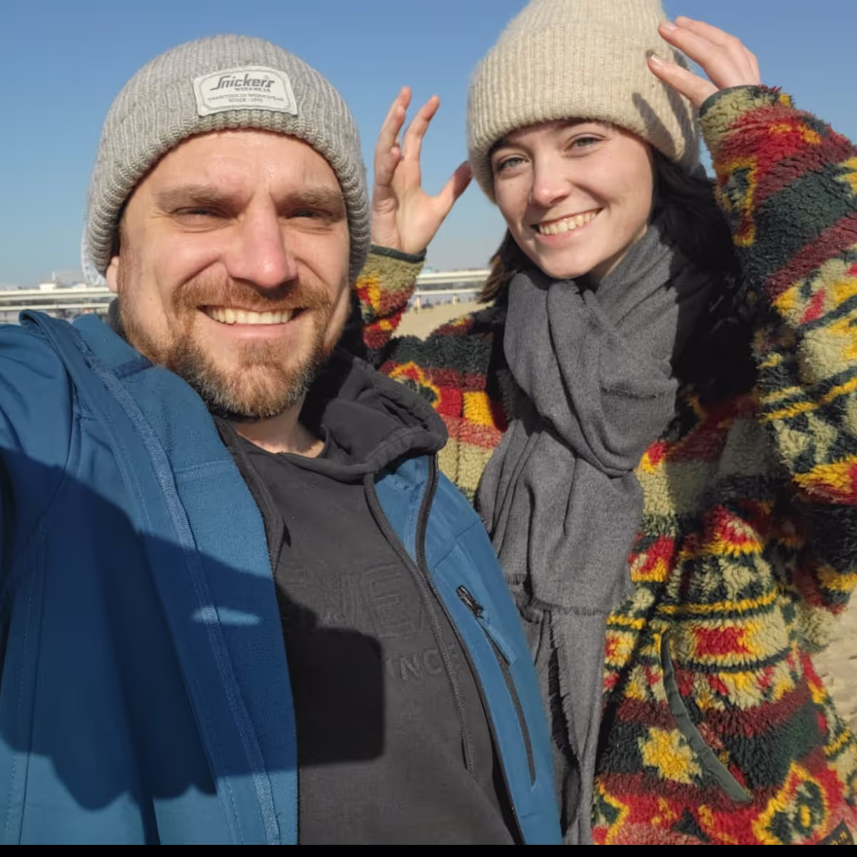 Konrad and Caro in Belgium