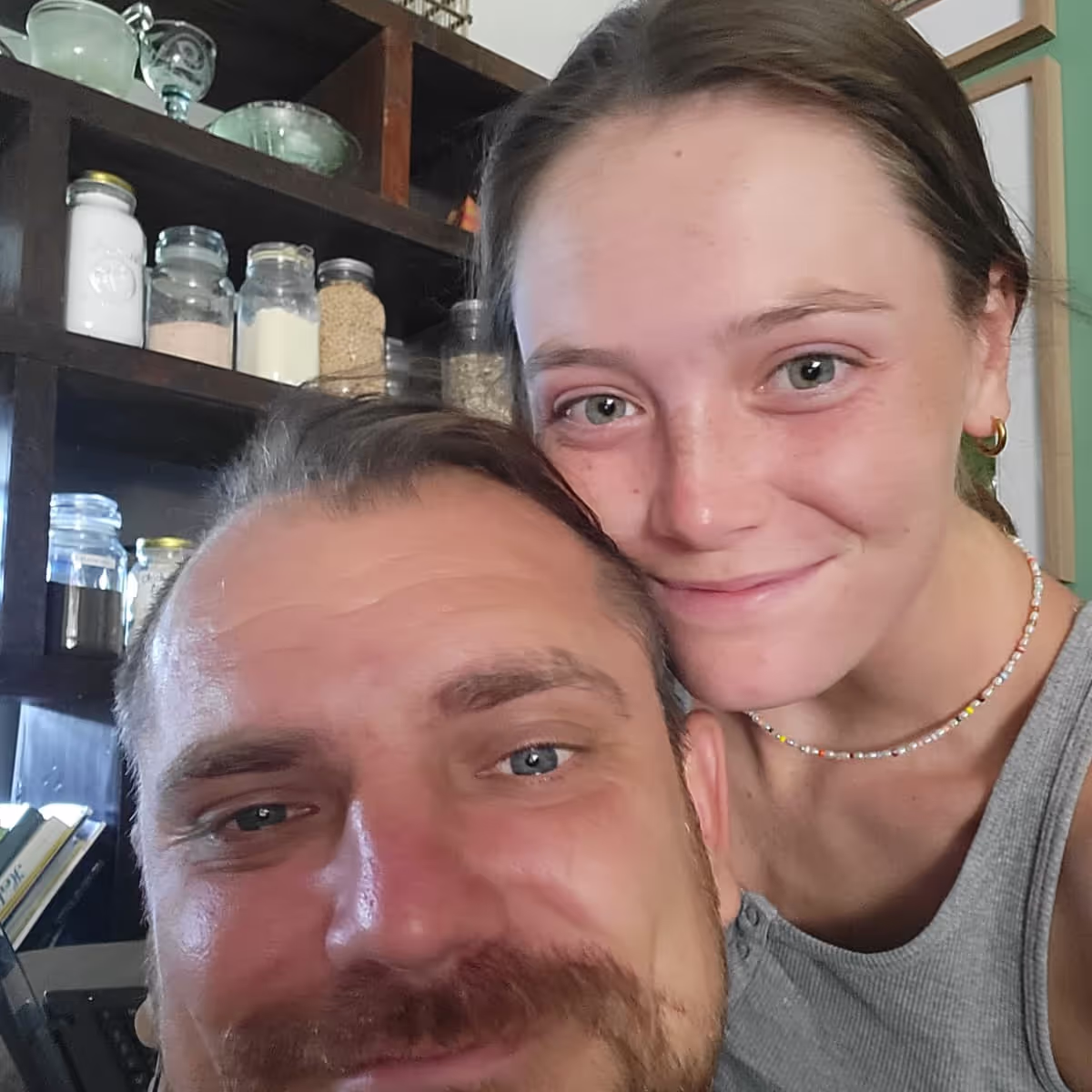 Konrad and Caro in Nimbin Australia