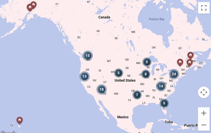 House Sitting Numbers in America