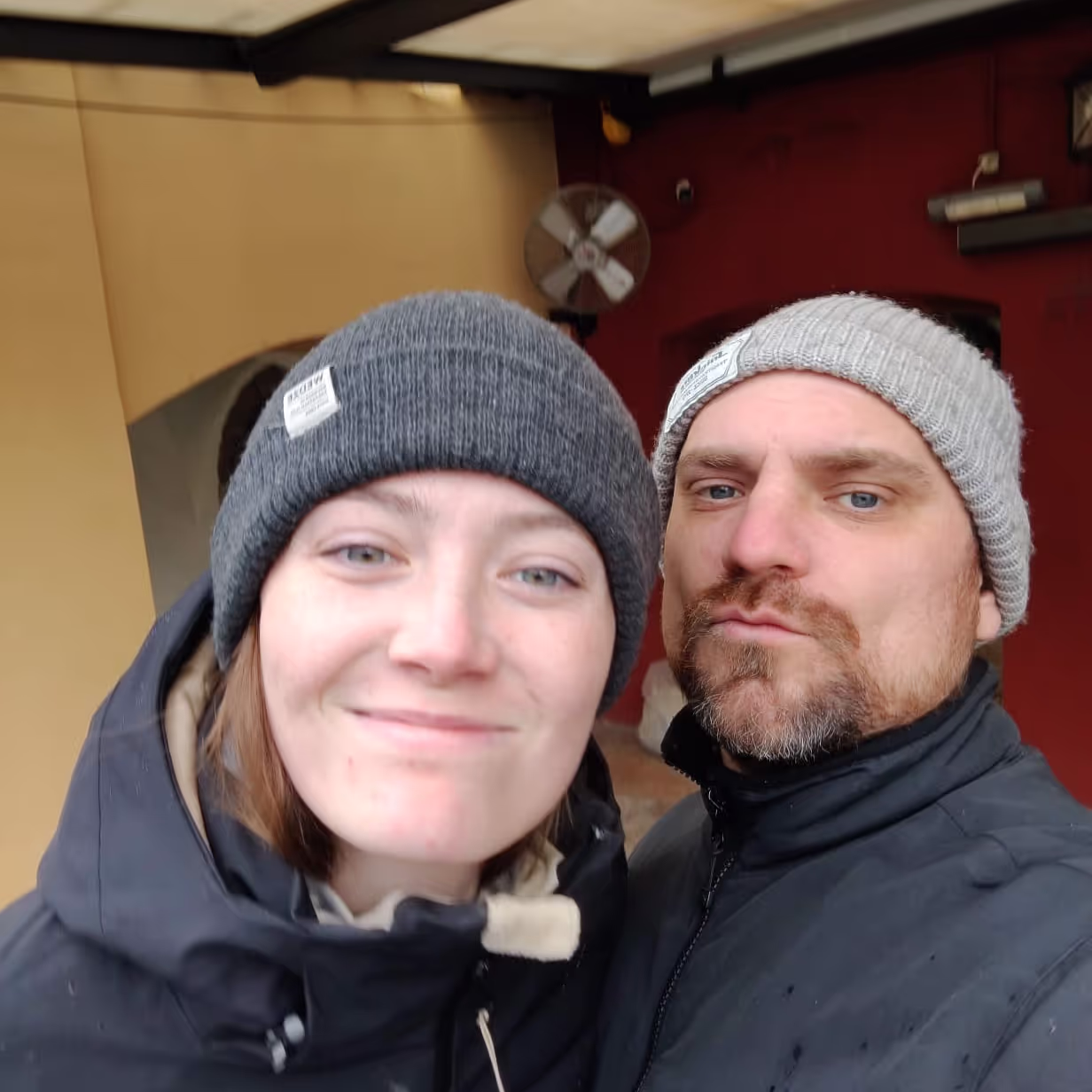 Konrad and Caro by lake Garda