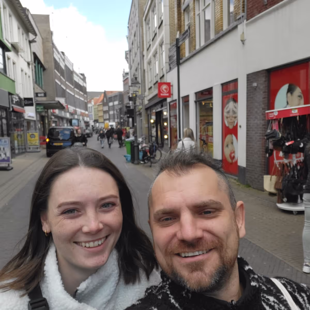 Konrad and Caro exploring Nederlands