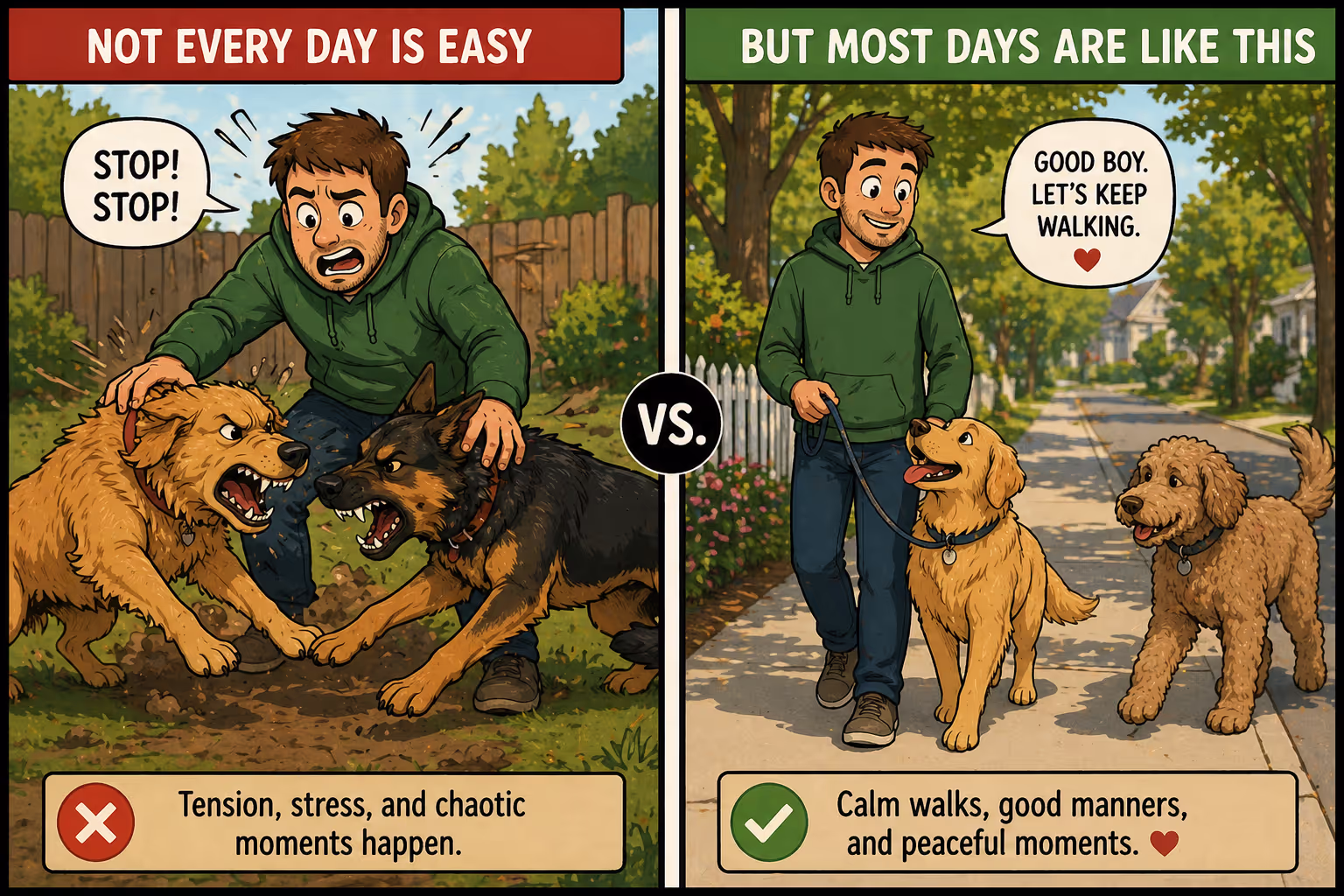 Dogs fighting vs a dog that is restrained Dogs fighting vs a dog that is restrained