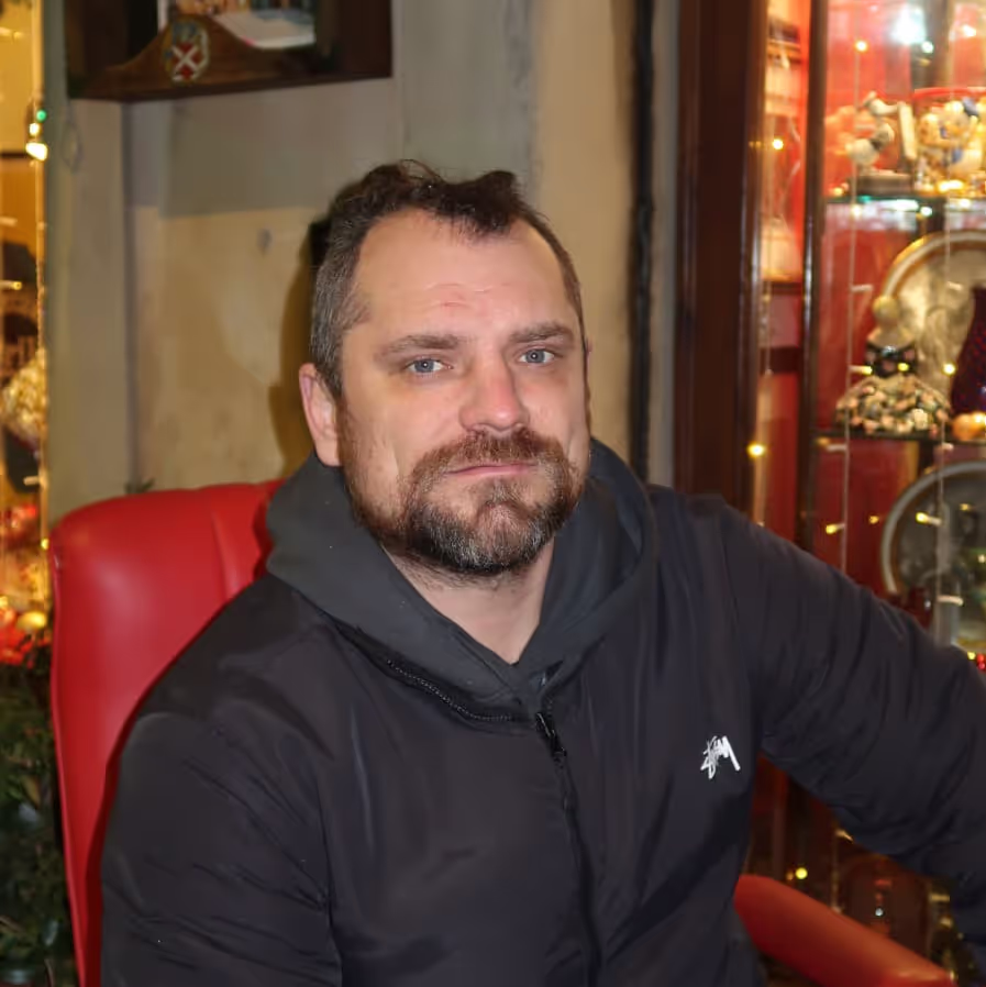 Konrad in Cortona Italy