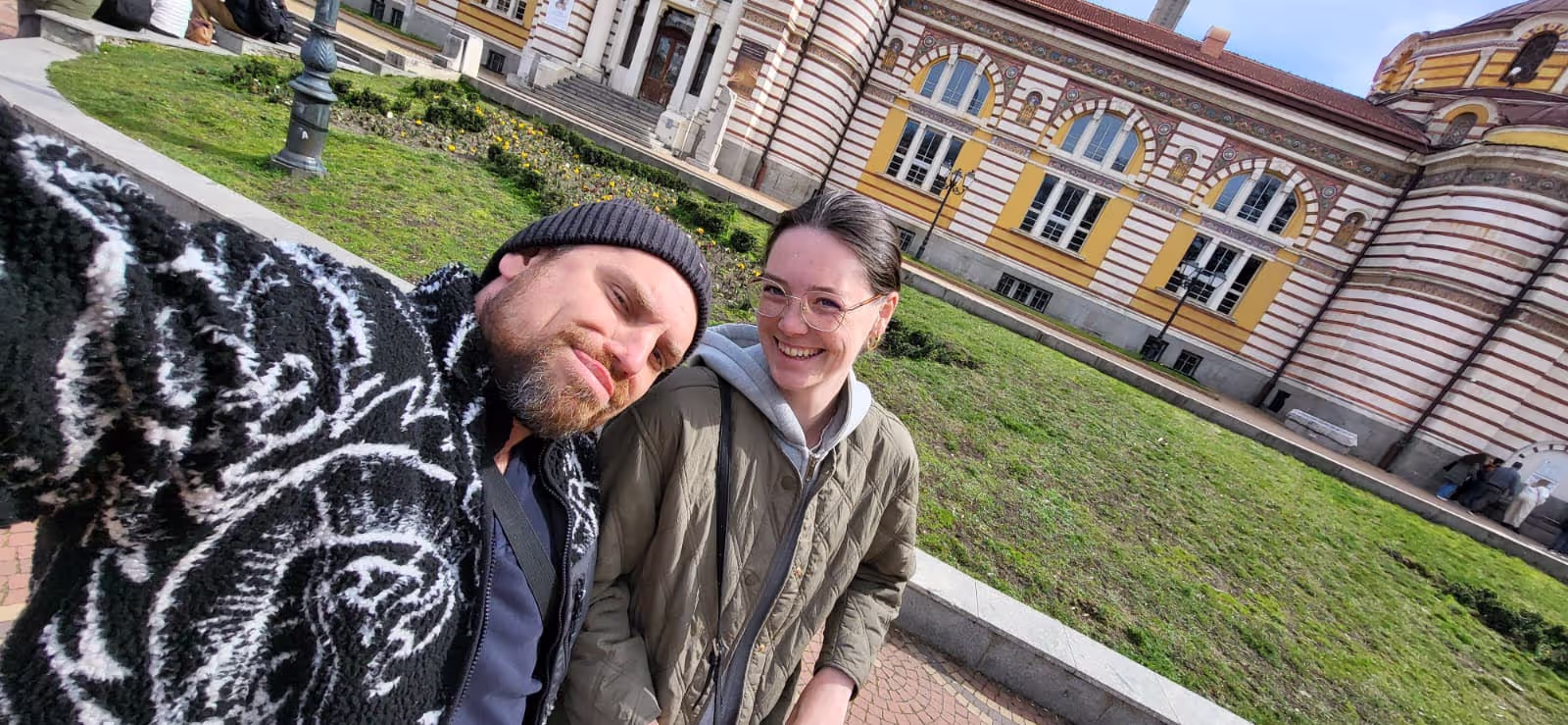 Konrad and Caro in Bulgaria