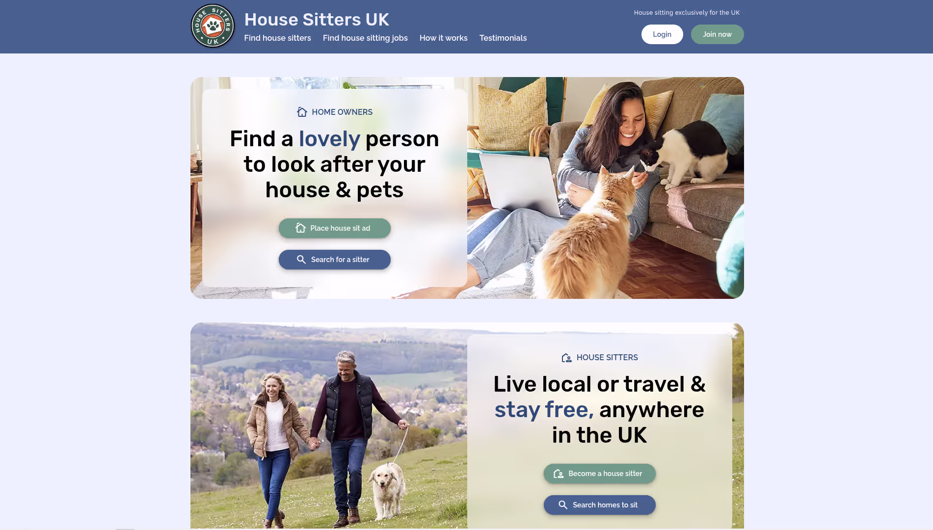 House Sitters UK Home Page House Sitters UK Home Page