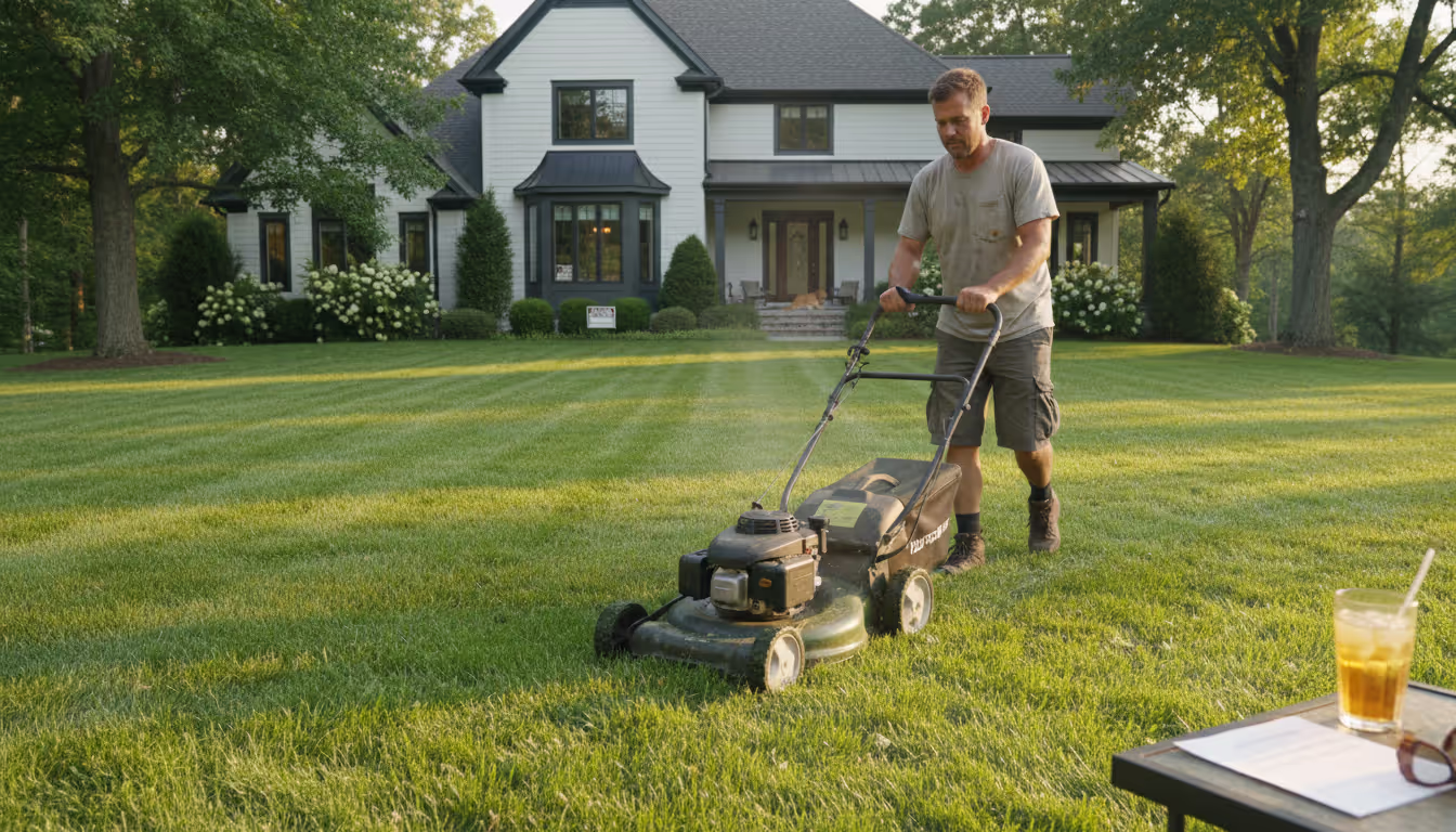 Mow the Lawn When House Sitting