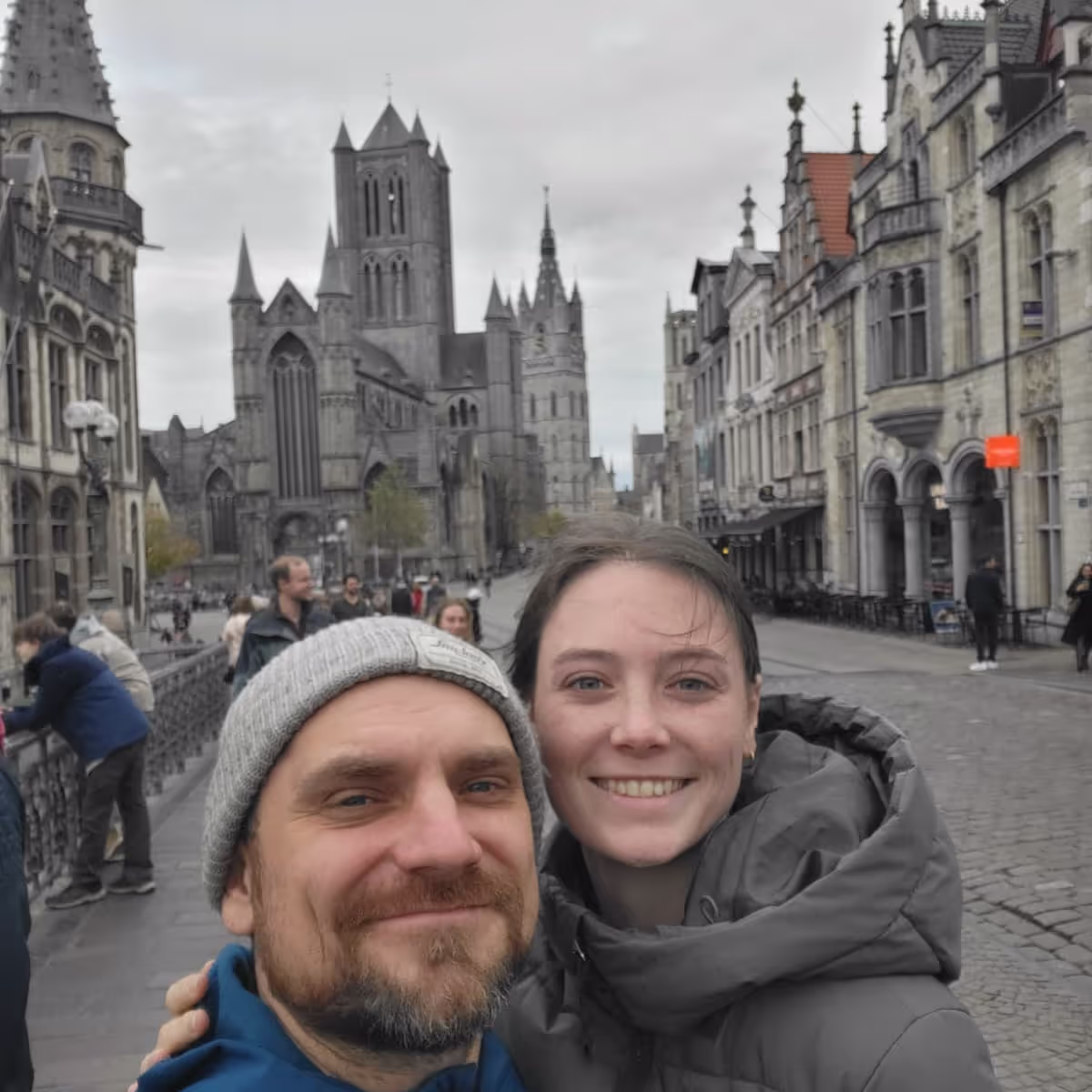 Konrad and Caro in Belgium Konrad and Caro in Belgium