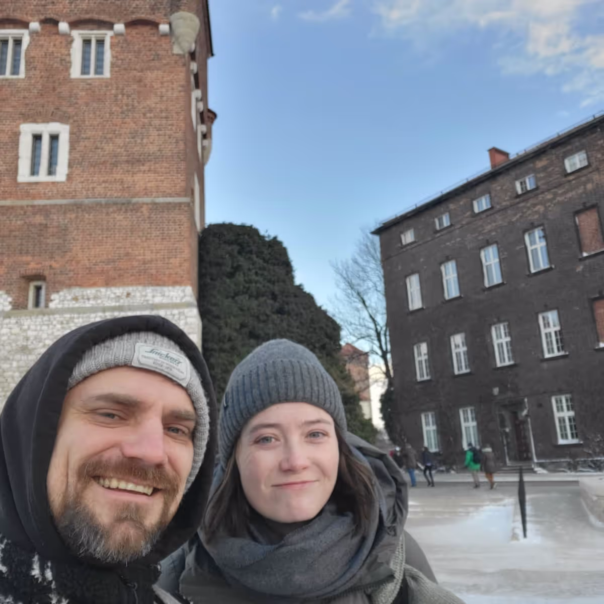 Konrad and Caro in Krakow Konrad and Caro in Krakow