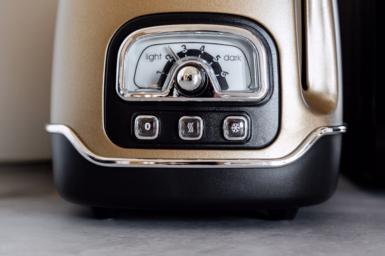 Tricky Appliances. A toaster with many options