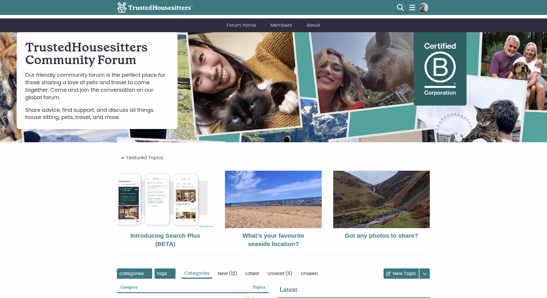 Trusted House Sitters Forum
