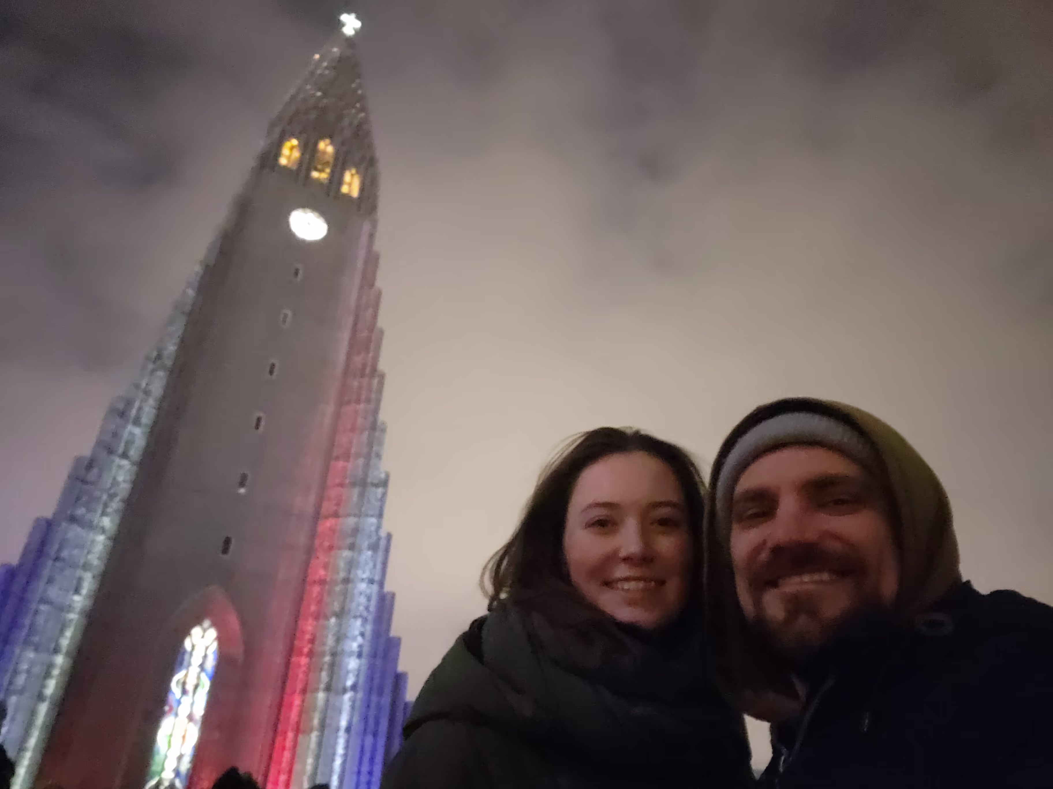 Konrad and Caro in Iceland over new years