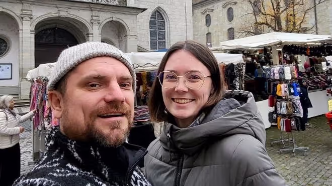 Konrad and Caro in Germany