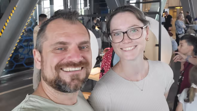 Konrad and Caro in Warsaw Konrad and Caro in Warsaw