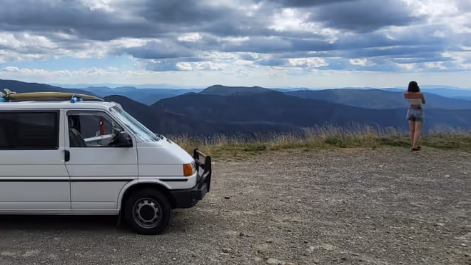 Our VW t4 van in Australia