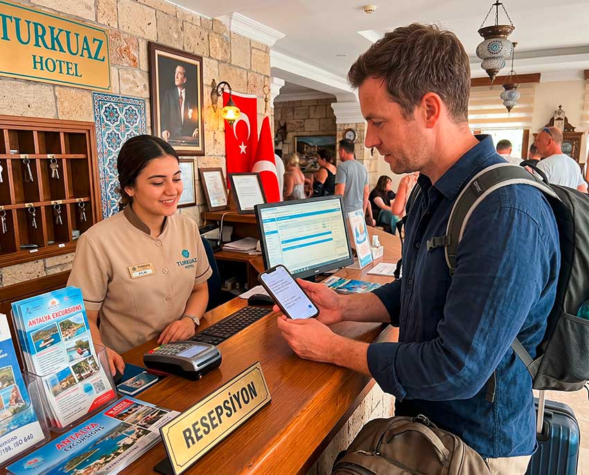 Hotel check-in with Speasy