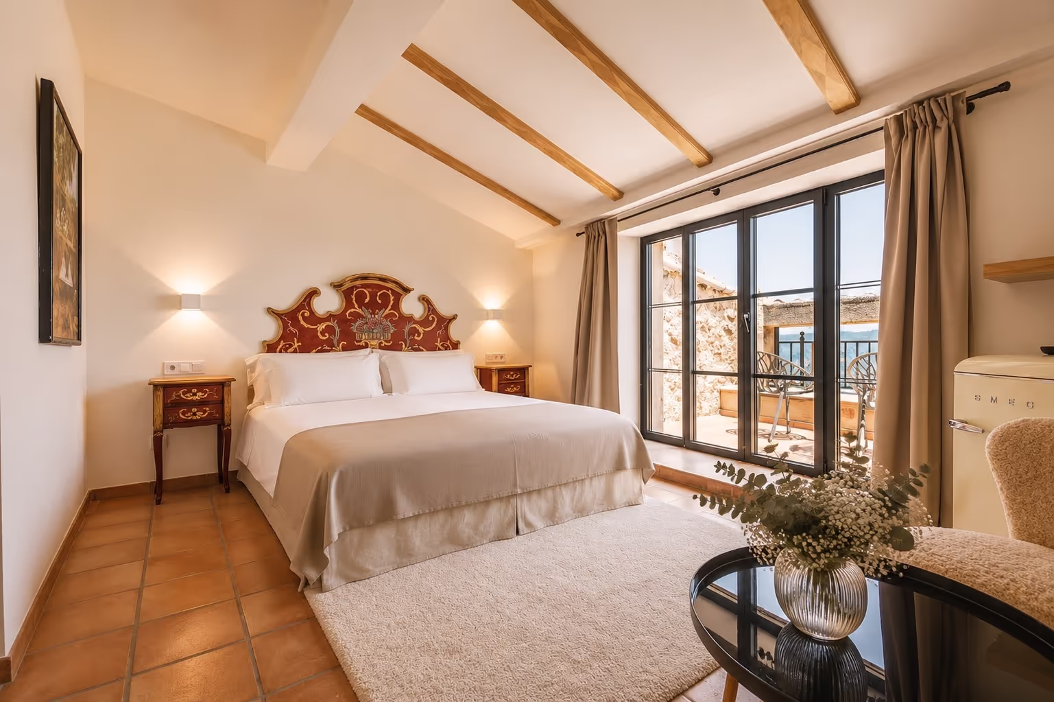 Spacious Junior Suite with a private balcony