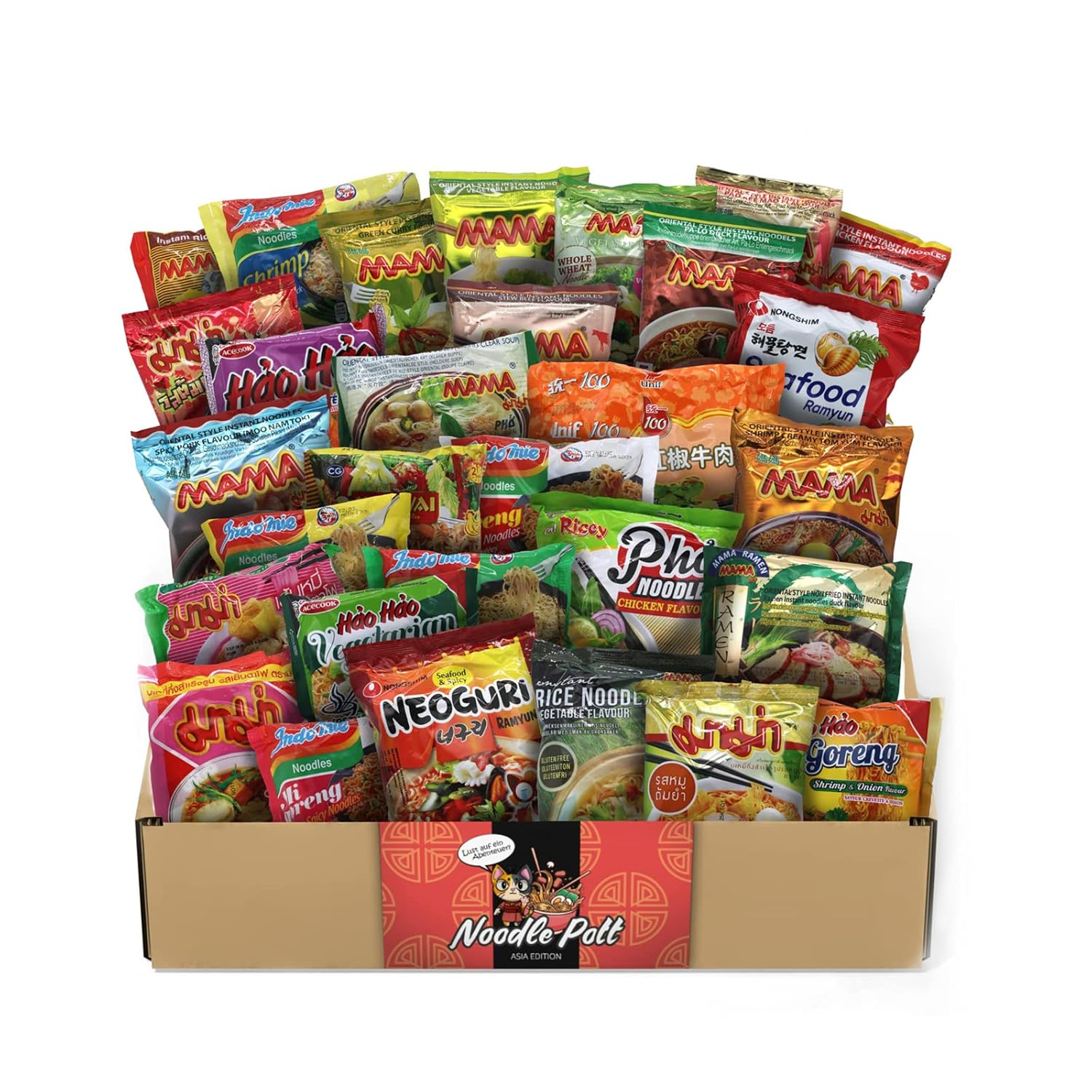 Asia Naschmaschine: 30 köstliche Instant-Nudeln im Test!