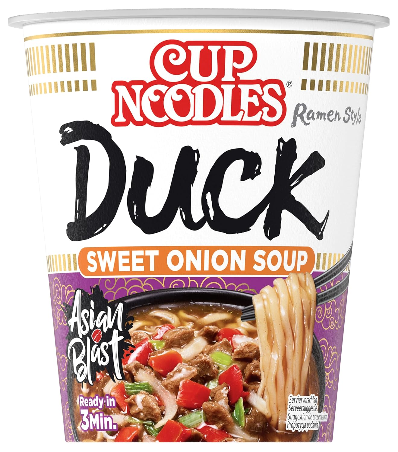 Nissin Cup Noodles: Exotische Enten-Nudeln für den schnellen Genuss
