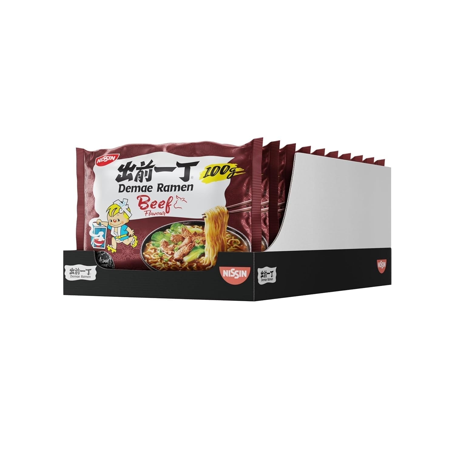 Nissin Demae Ramen: Blitzschnelle Rindfleisch-Nudeln für jeden Tag!