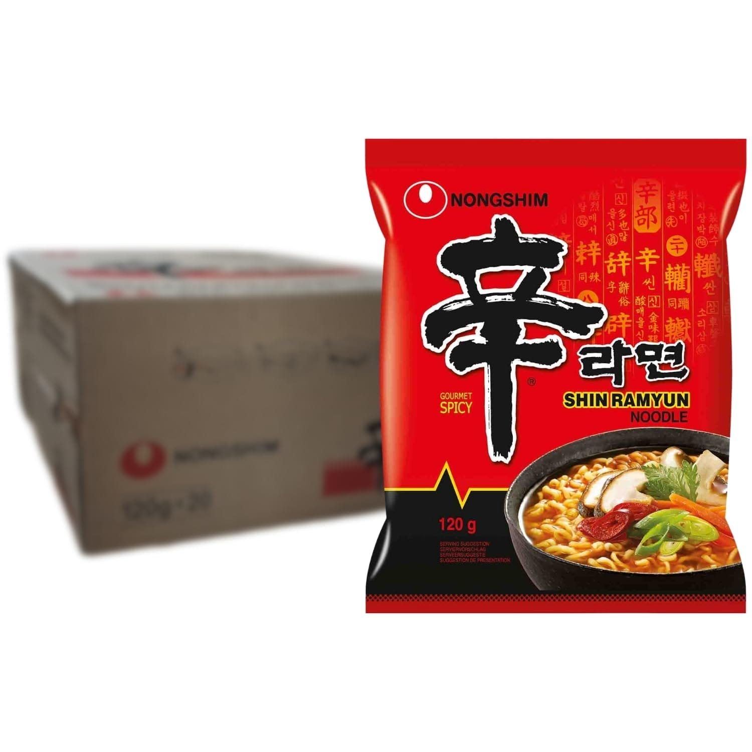 Nong Shim Shin Ramyun: Scharfe Rindfleisch Ramen im Vorteilspack – Der Geschmack Koreas!