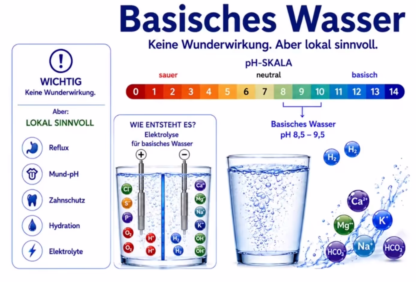 Der pH-Mythos: 3 Fakten über alkalisches Wasser, die zählen
